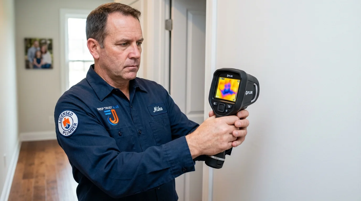 Thermal imaging leak detection by Johns Plumbing LLC in Chilton